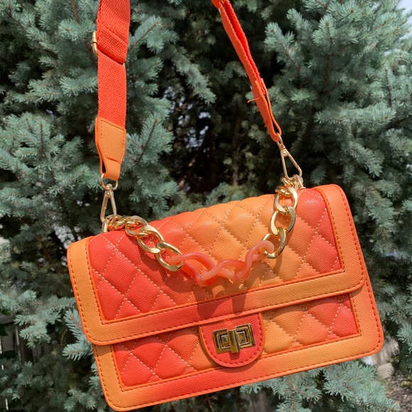 Cute Orange Crossbody Purse - Picture 2 of 3
